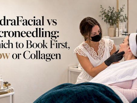HydraFacial vs Microneedling: Which to Book First, Glow or Collagen
