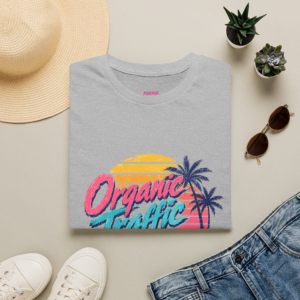 Thumbnail: Organic Traffic Club Shirt | Retro SEO Beach Graphic Tee