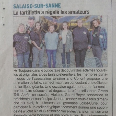 Revue de presse : Dauphine Libéré du 28 mars 2016