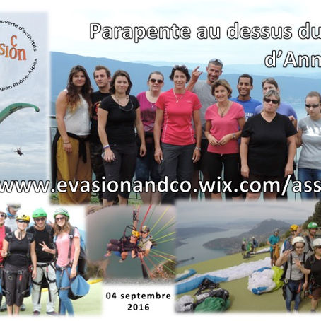 Survolez le Lac d'Annecy en Parapente