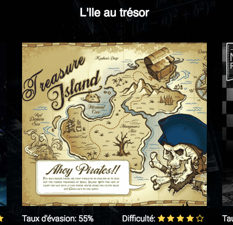 Les inscriptions pour l'escape game du dimanche 10 juin  2018 sont ouvertes