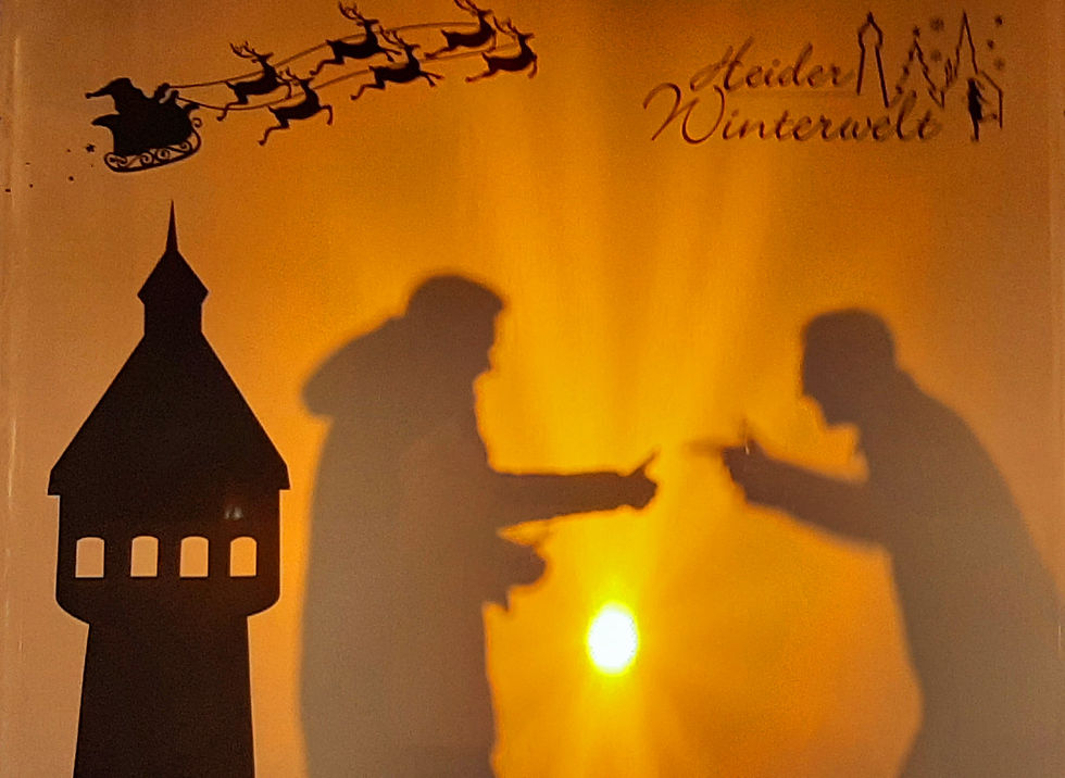 Eröffnung der Heider Winterwelt am 18. November mit Michael Schittek, Geschäftsführer des Heider Stadtmarketings, in Heide