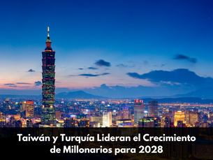 Taiwán y Turquía Lideran el Crecimiento de Millonarios para 2028