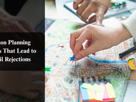 Common Planning Mistakes That Lead to Council Rejections
