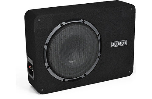 Audison Sealed enclosure with 10" 4-ohm Shallow Subwoofer
