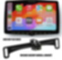Boss Elite  Floating 14" Capacitive Wireless Apple Carplay, Android Auto