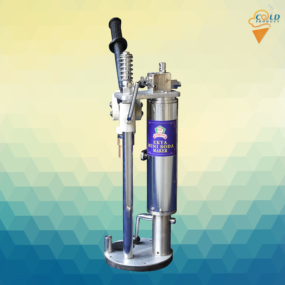 Thumbnail: Hinges Soda Maker with door for Glass Bottle