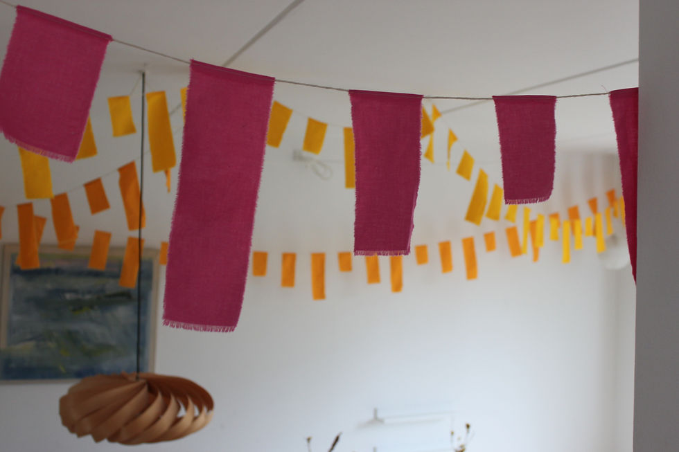 Thumbnail: Sommerlige og farverige vimpler