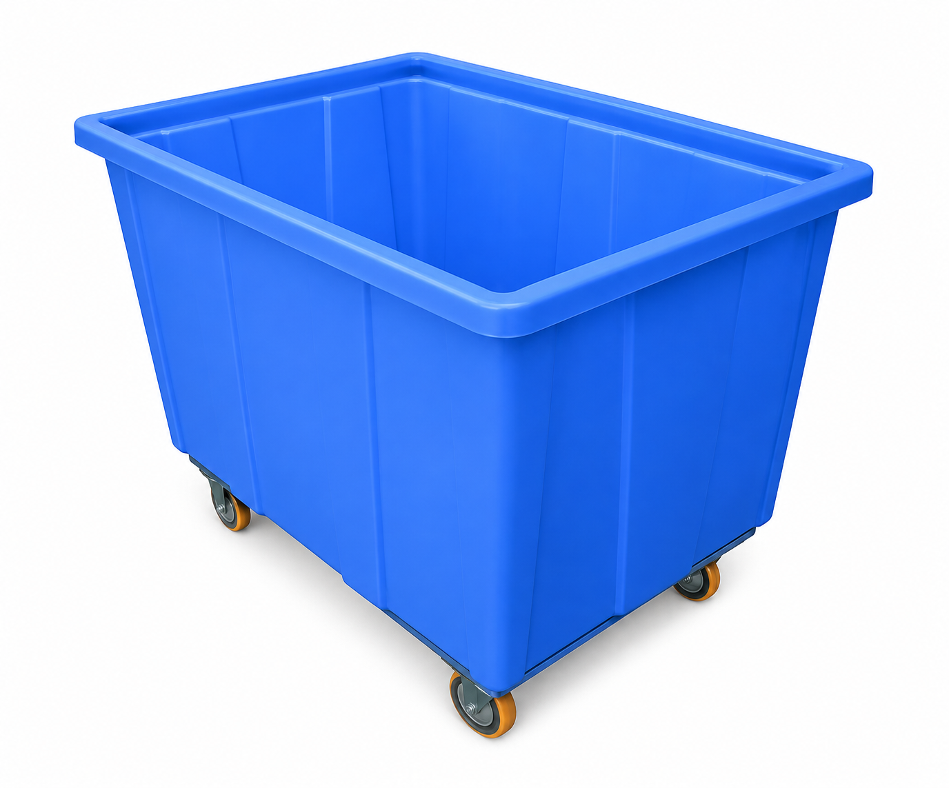 Contenedor de Plástico con Base de Lámina Galvanizada de 300 L. SITAIN
