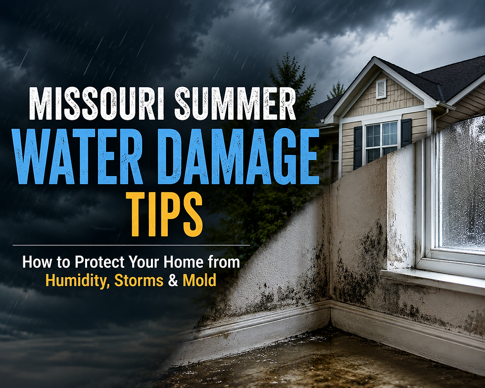 Missouri Summer Water Damage Tips: How to Protect Your Home From Humidity, Storms & Mold