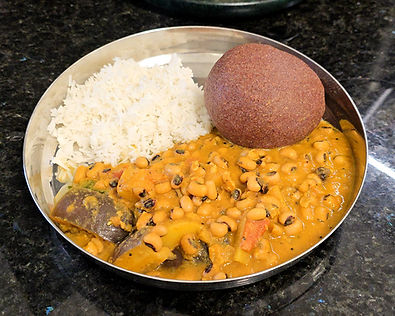 Tangy Coconut Black Eye Beans Curry | Alasande Kalu Huli