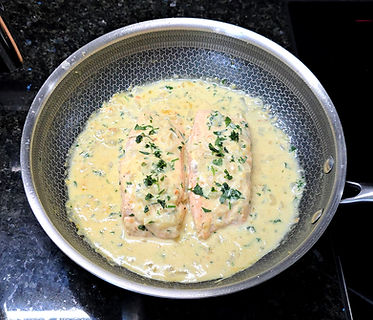 Easy Restaurant-Style Dinner | Creamy Zesty Salmon