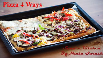 Pizza 4 Ways | 4 in 1 Pizza