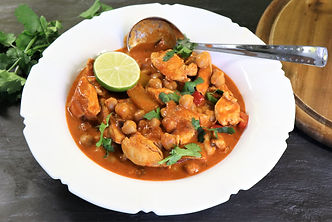 Chicken Chickpeas Coconut Curry