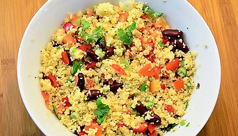 10 Minutes Easy Couscous Salad for Weight Loss