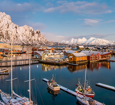 Svolvaer-harbor-Lofoten-Islands-Shutterstock