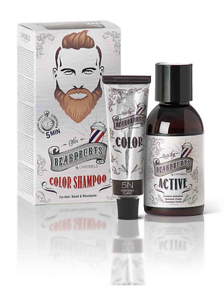 Beardburys - Shampooing coloration - Marron clair 5 N