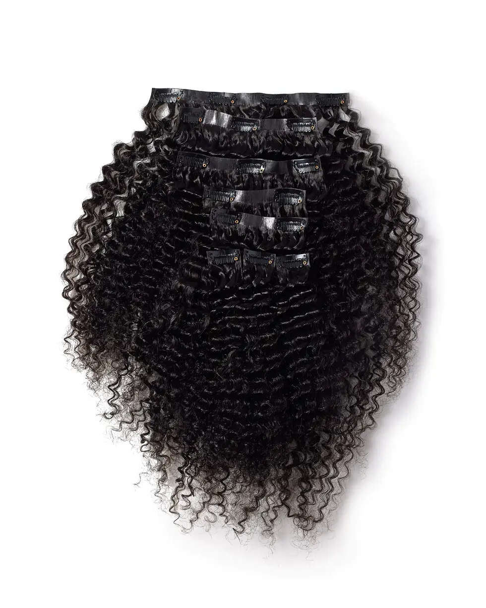 Miniature : Clip in invisibles Kinky Curly