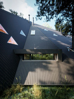 Nowoczesne domki  P.k.Studio_2.0 Sp. z o.o., architekt Piotr Kutek