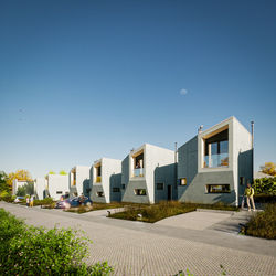 Nowoczesne domki  P.k.Studio_2.0 Sp. z o.o., architekt Piotr Kutek