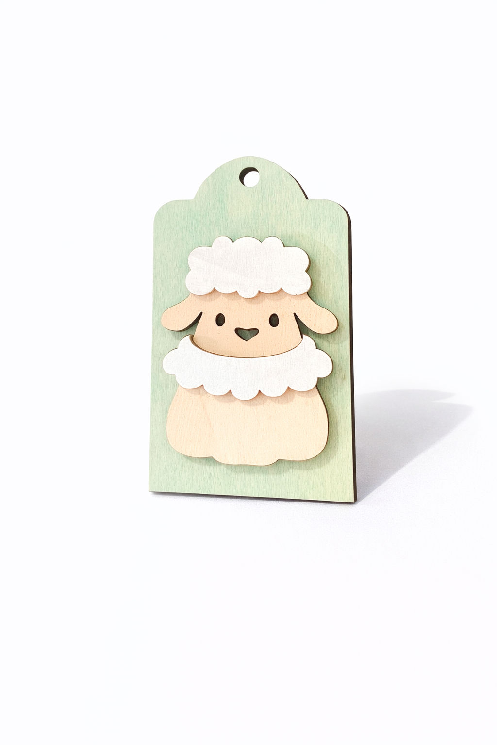 Wooden Lamb Tag