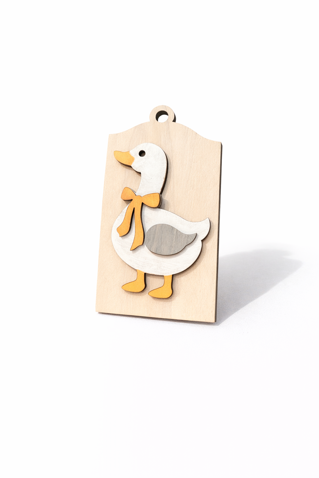 Wooden Goose Tag