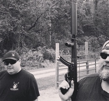 Brad Jackson and Jesse Rolfes Shooting Guns back in 2015 | Razorback Armory
