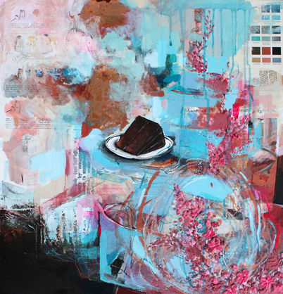 EMBELLISH
2009/2010
Mixed media on wood
23" x24"