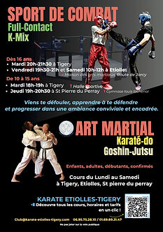 Flyer karate, full-contact