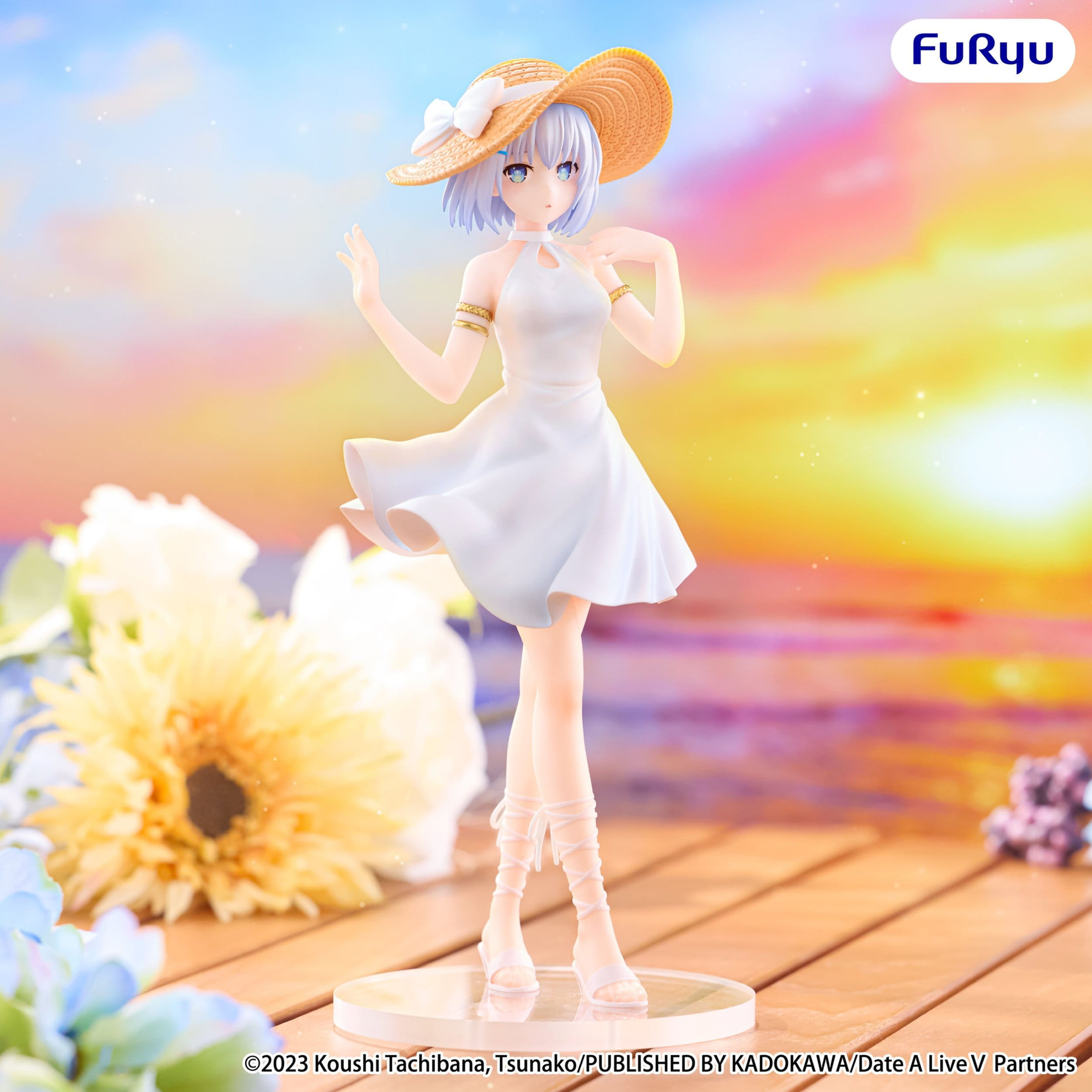 Date A Live V PVC Figur Origami Tobiichi Summer Dress