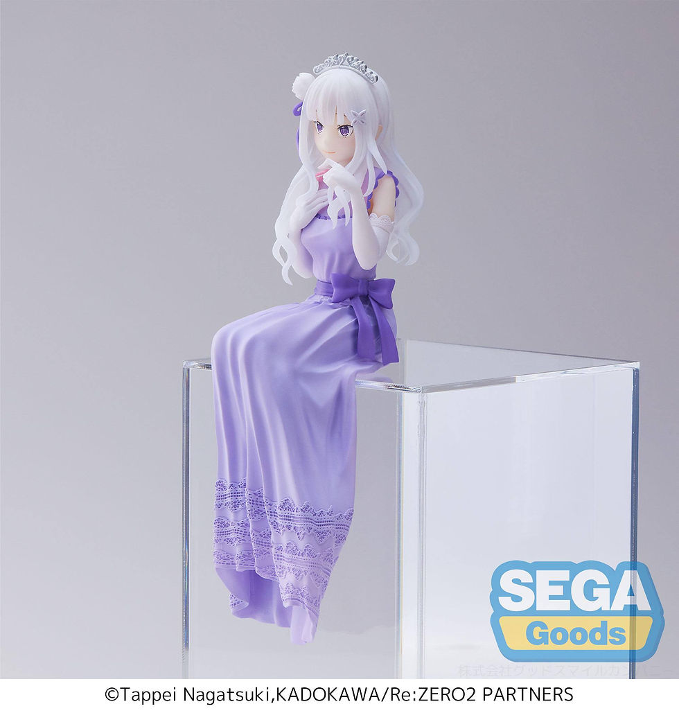 Thumbnail: Re:Zero - Starting Life in Another World PVC Statue Emilia (Dressed-Up Party)