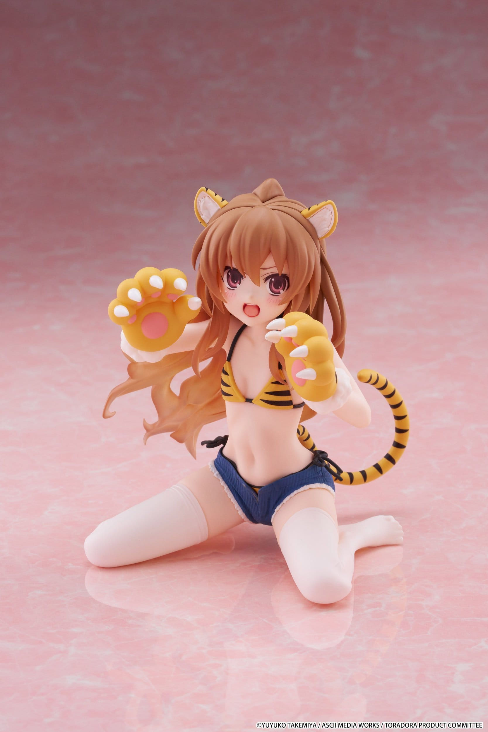 Toradora! Desktop Cute PVC Figur Taiga Aisaka Tiger Costume Swimwear Ver.