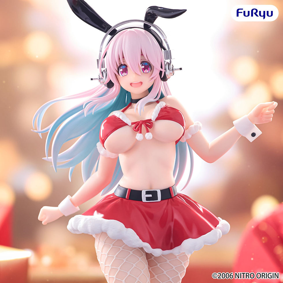 Thumbnail: Super Sonico BiCute Bunnies PVC Figur Santa Ver.
