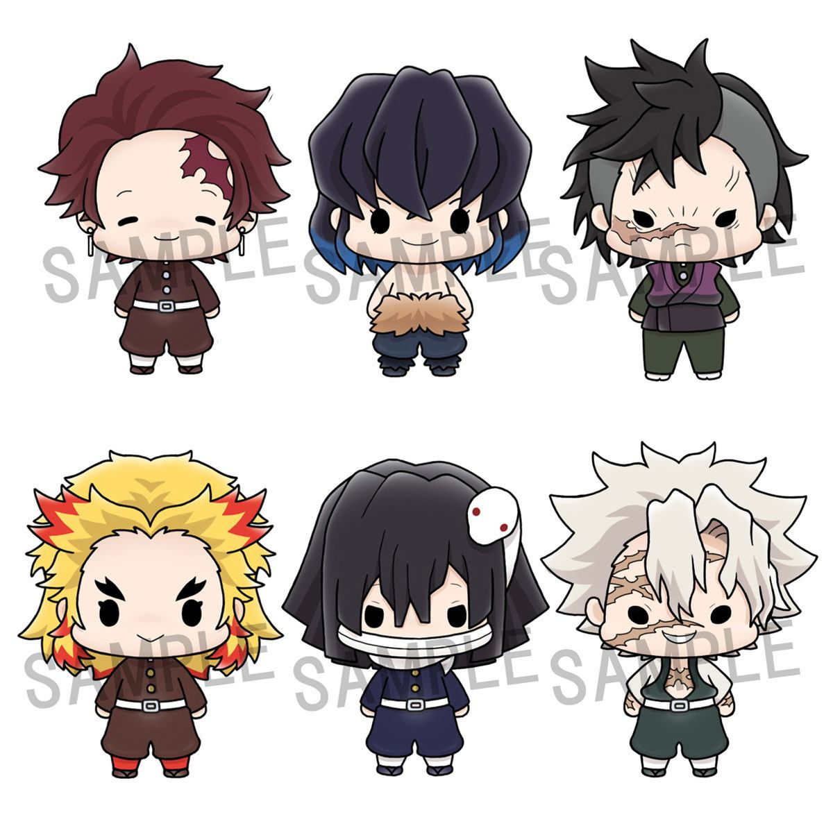 Demon Slayer Kimetsu no Yaiba Chokorin Mascot Series Sammelfiguren