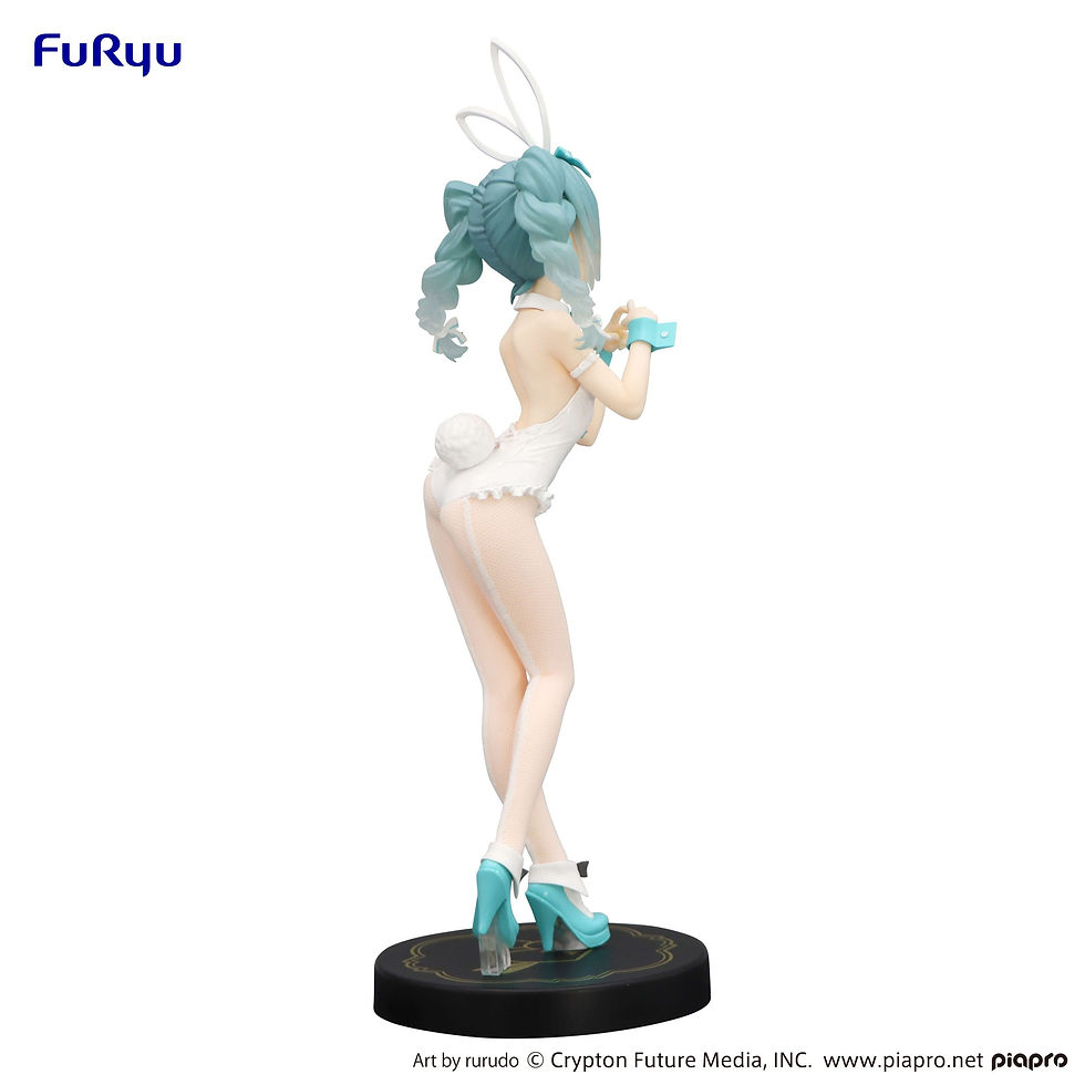 Miniaturbild: Hatsune Miku BiCute Bunnies PVC Statue Miku Rurudo White Color Ver.