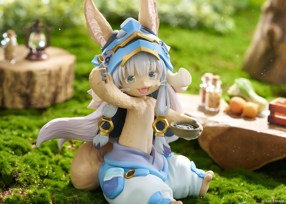 Miniaturbild: Made in Abyss Desktop Cute PVC Figur Nanachi Mealtime Ver.