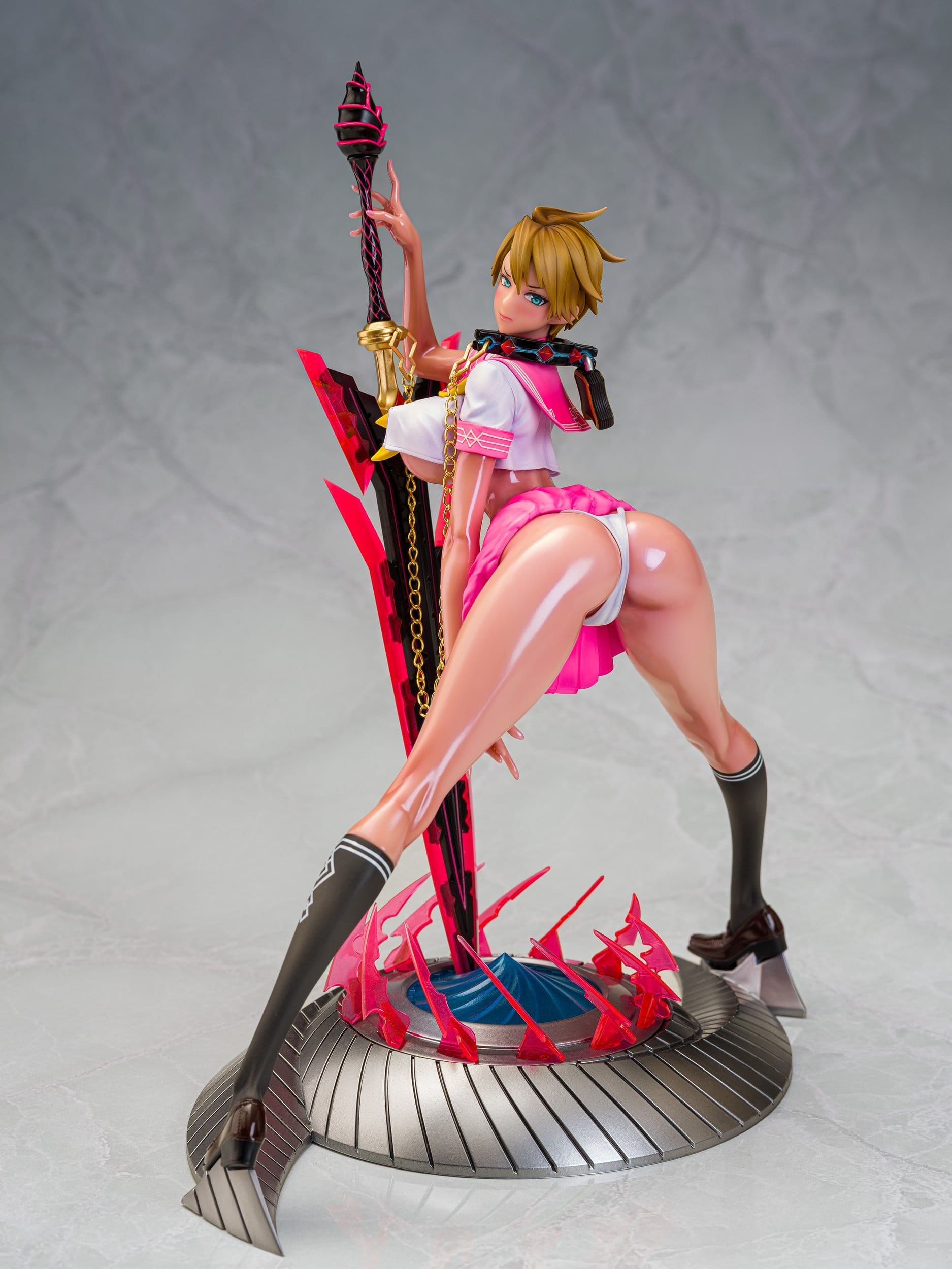 Original Character Mahou Shoujo Series Statue 1/6 Rui Asuka Pink Summer
