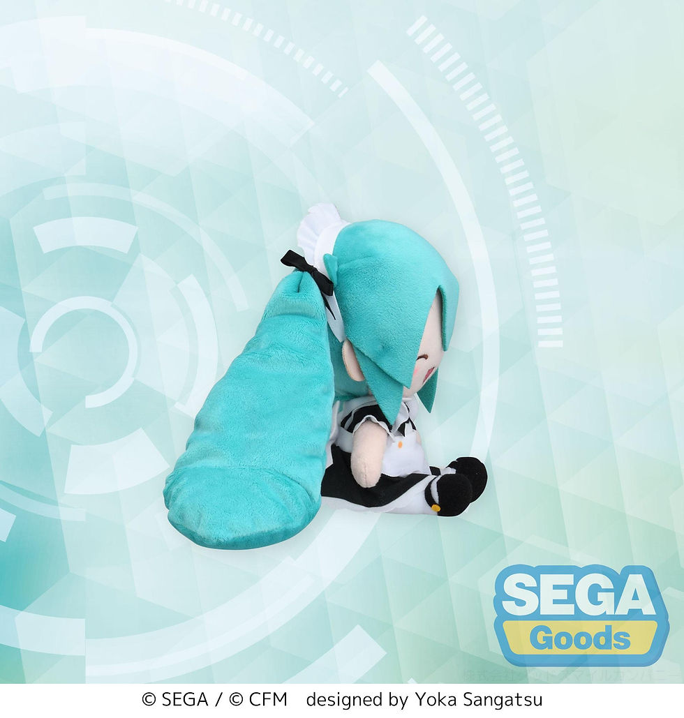 Thumbnail: Hatsune Miku Project Diva Arcade Fuwa Petit Mini Plüschfigur Hatsune Miku Maid