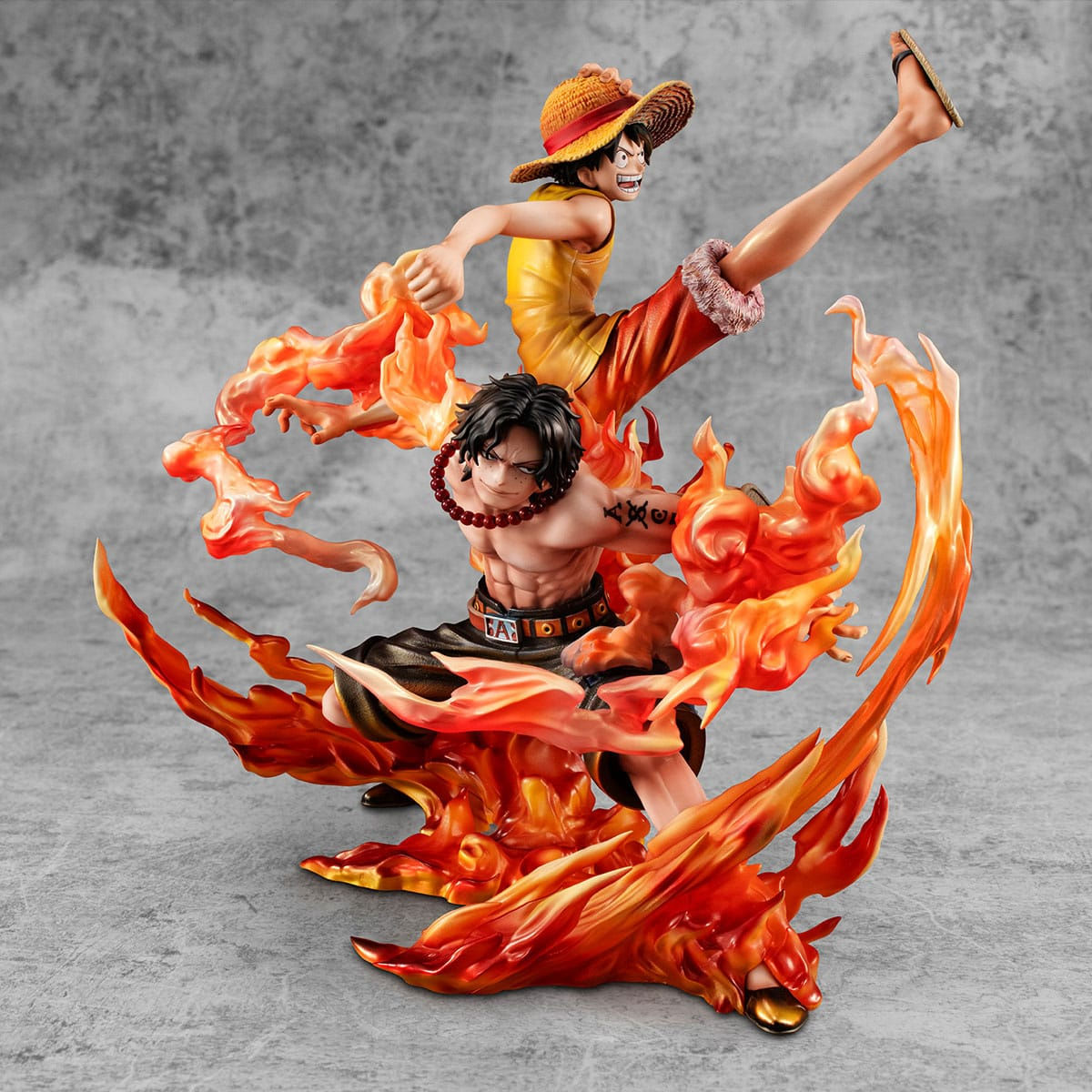 One Piece P.O.P PVC Statue NEO-Maximum Luffy & Ace Bond between brothers 20th