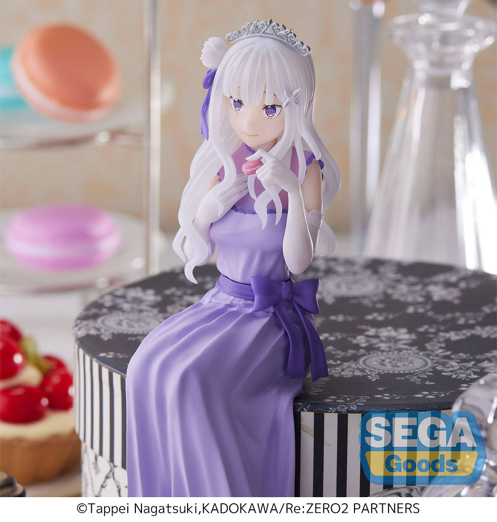 Thumbnail: Re:Zero - Starting Life in Another World PVC Statue Emilia (Dressed-Up Party)