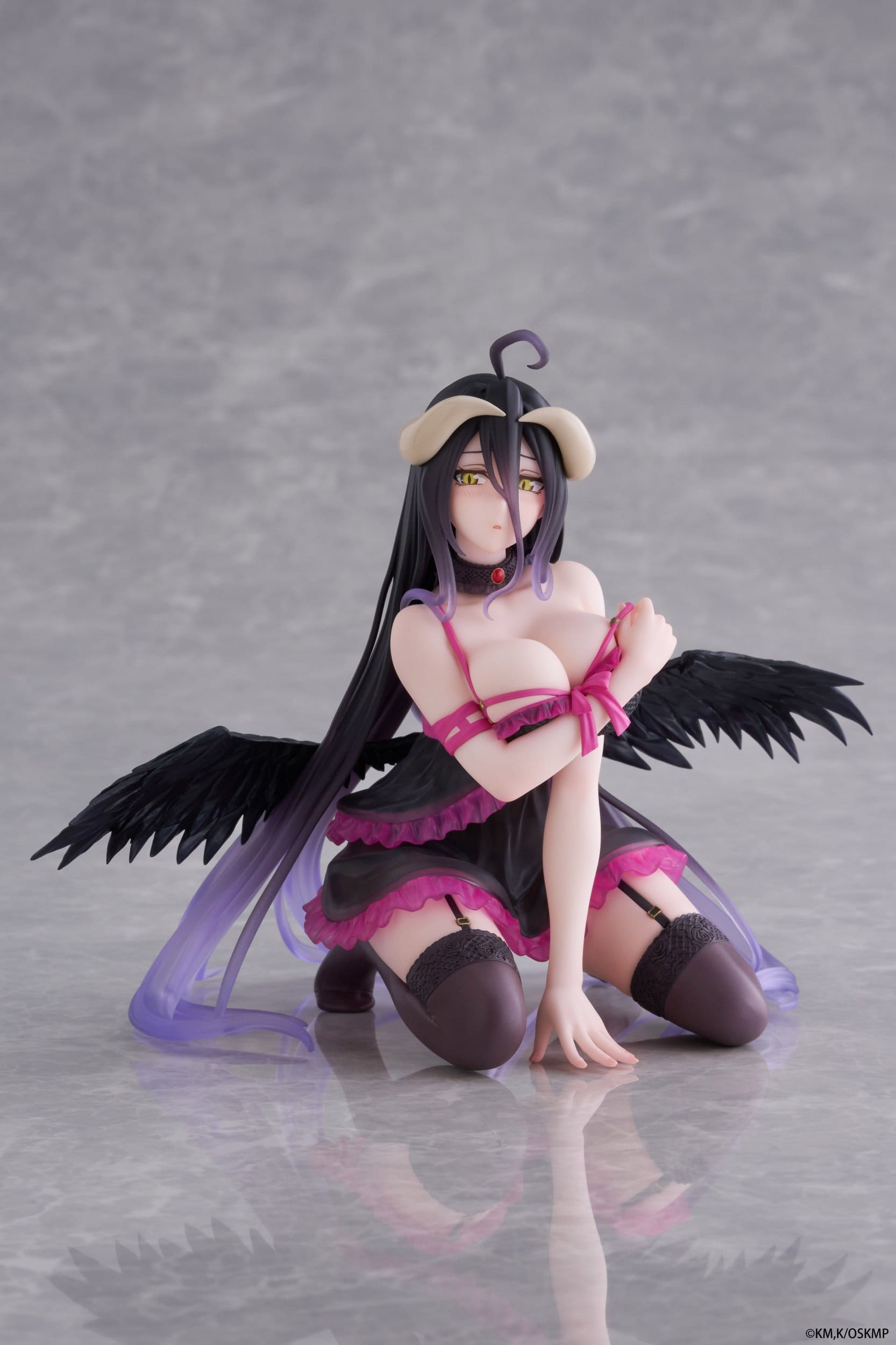 Overlord Desktop Cute PVC Figur Albedo Negligee Ver.