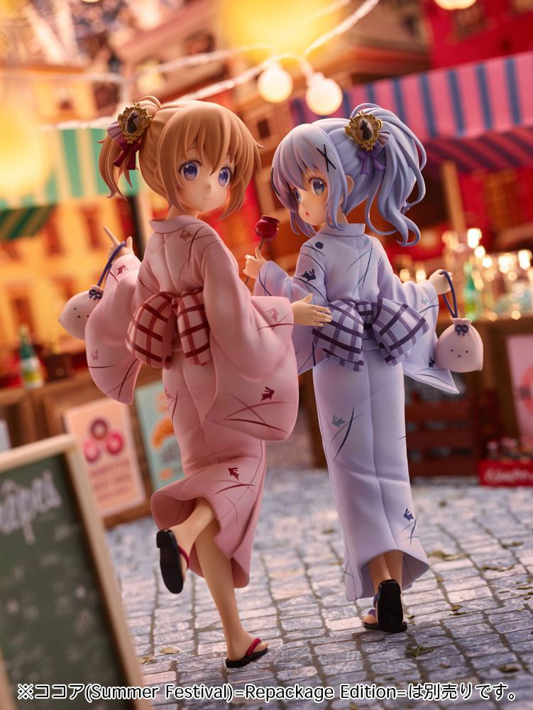 Miniaturbild: Is the order a rabbit? BLOOM PVC Statue 1/7 Cocoa (Summer Festival)