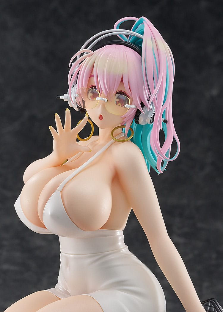 Thumbnail: Super Sonico Pop Up Parade PVC Statue Super Sonico: 15th Mini Dress Ver. L Size