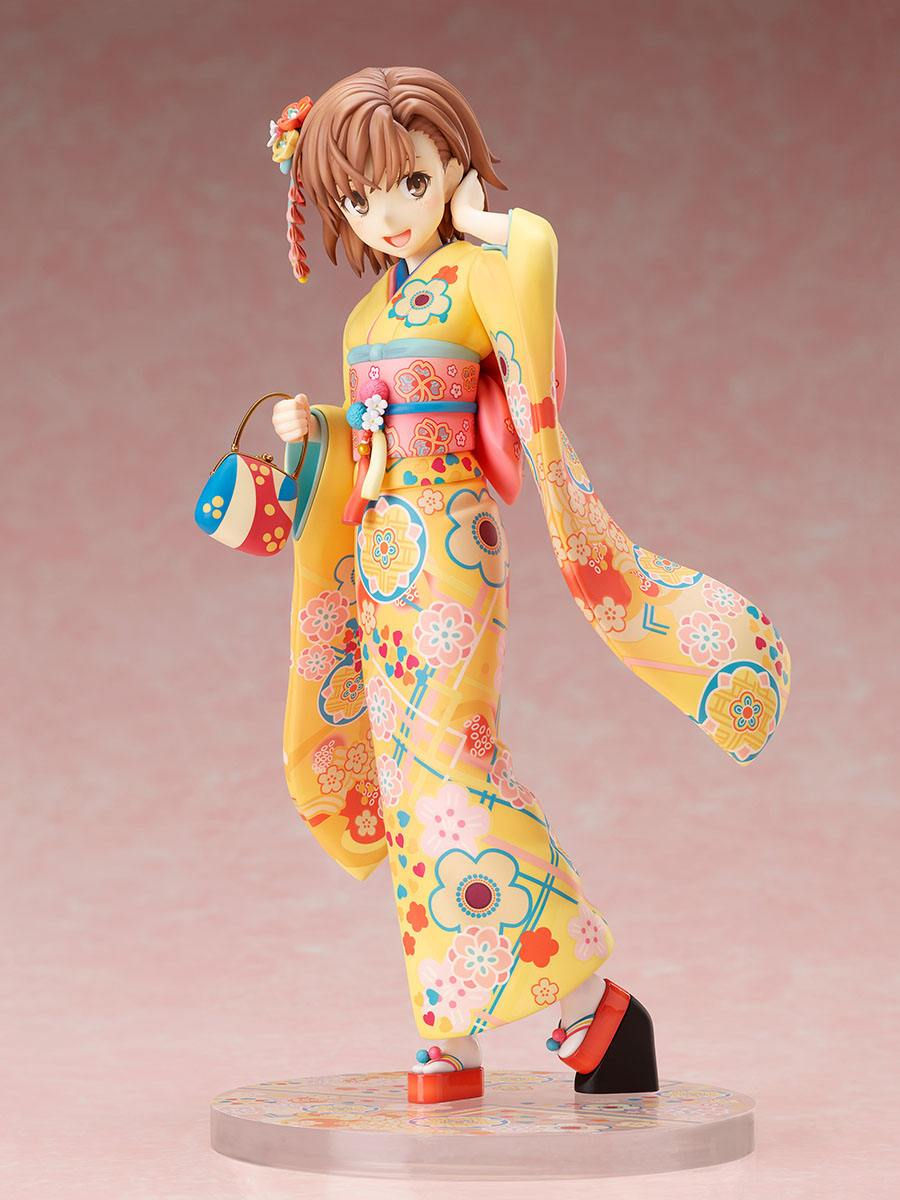 Thumbnail: A Certain Scientific Railgun T PVC Statue 1/7 Mikoto Misaka Furisode Version
