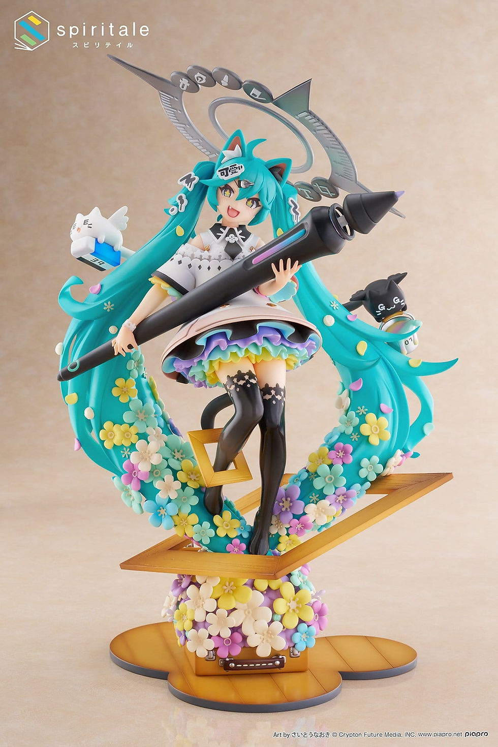 Miniaturbild: Hatsune Miku x Naoki Saito PVC Statue 1/7 My Figure Making! The Painter Ver.