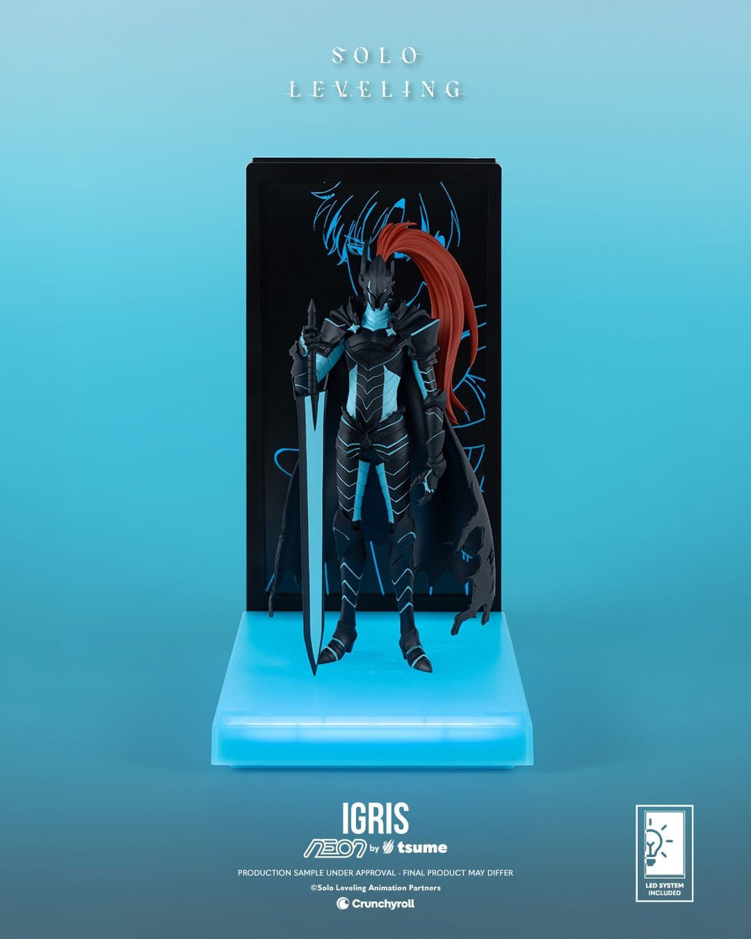 Solo Leveling Neon Figur 1/9 Igris
