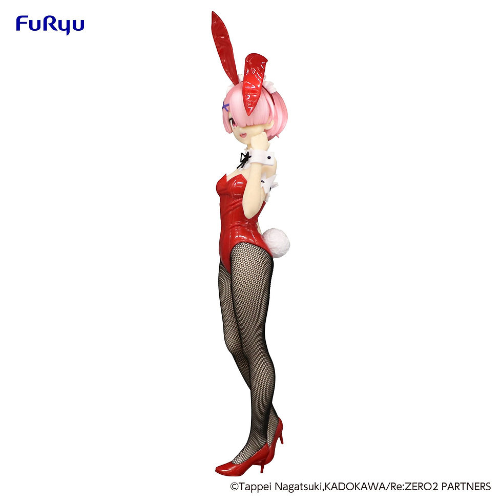 Miniaturbild: Re:Zero BiCute Bunnies PVC Statue Ram Red Color Ver.