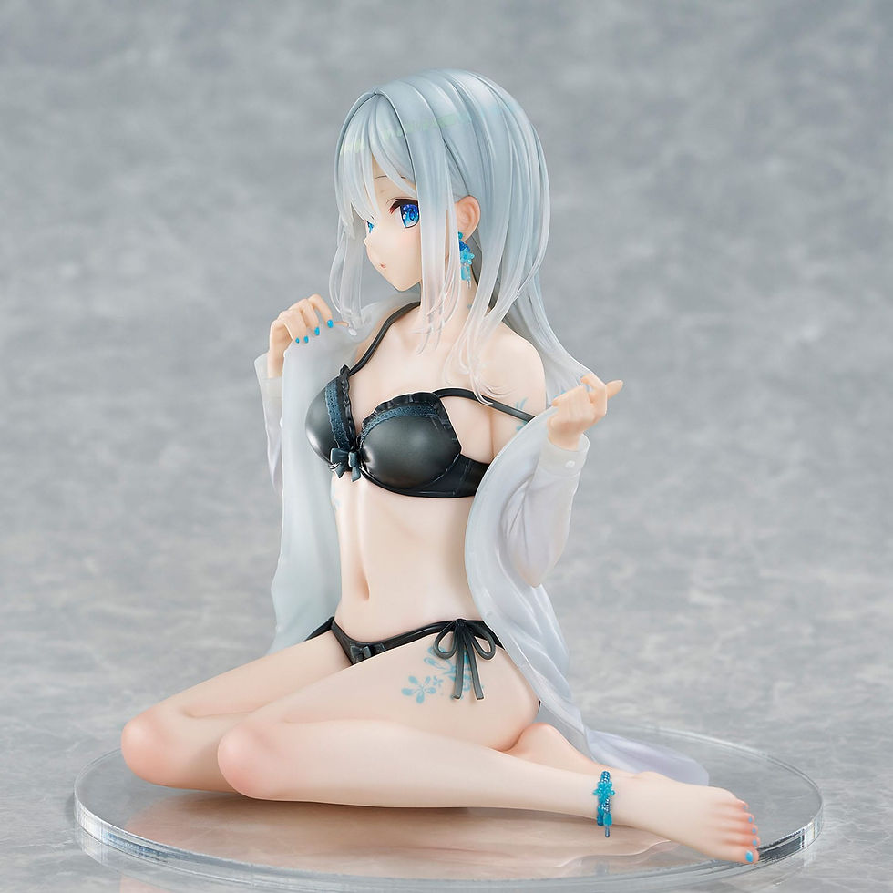 Miniaturbild: Original Character PVC Statue 1/7 Silver-Haired Girl Sky Blue Morning