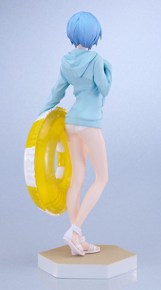 Thumbnail: Rebuild of Evangelion Pop Up Parade L PVC Statue Beach Queens: Rei Ayanami