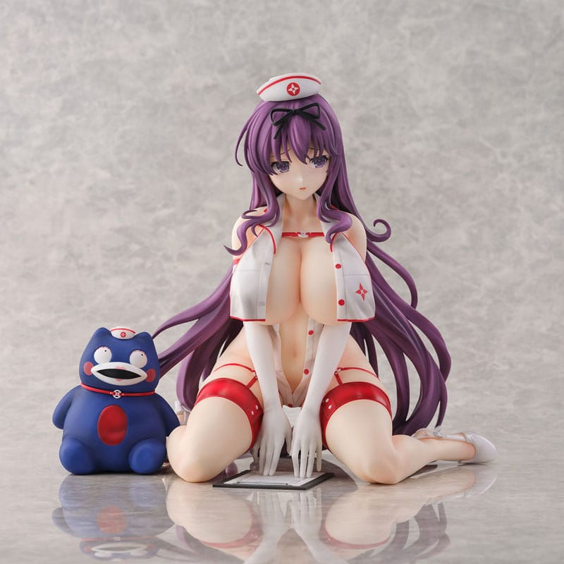 Miniaturbild: Shinobi Master Senran Kagura: New Link PVC Statue 1/4 Murasaki: Sexy Nurse Ver